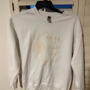 ACOTAR White Sweatshirt - High Lady of the Night Court